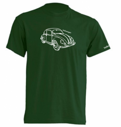 Tričko s obrázkem VW BROUK lahvově zelené  