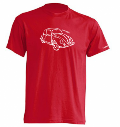 Tričko s obrázkem VW BROUK červené