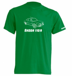 Tričko s obrázkem ŠKODA 110R zelená     